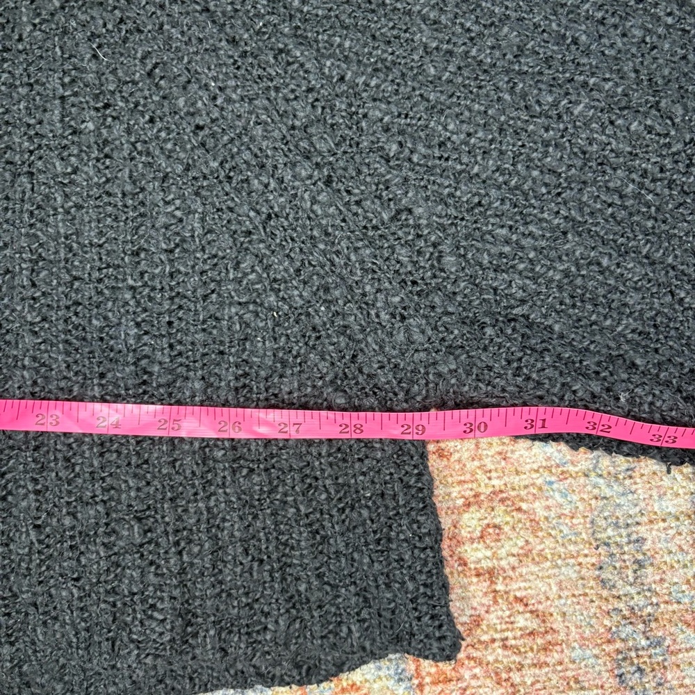 Free People Pandora's Boatneck Sweater in black size Small Oversized - Picture 10 of 13